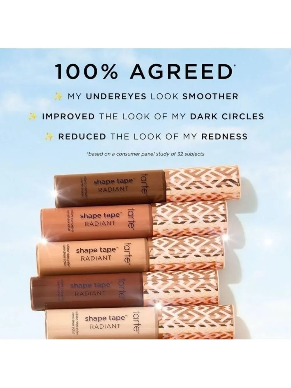 Tarte Shape Tape Radiant Concealer in Medium 35N | NEW | Mini Travel Size